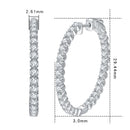 <tc>Moissaniet Creolen van S925 Sterling Zilver</tc>