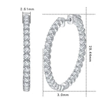 <tc>Moissaniet Creolen van S925 Sterling Zilver</tc>