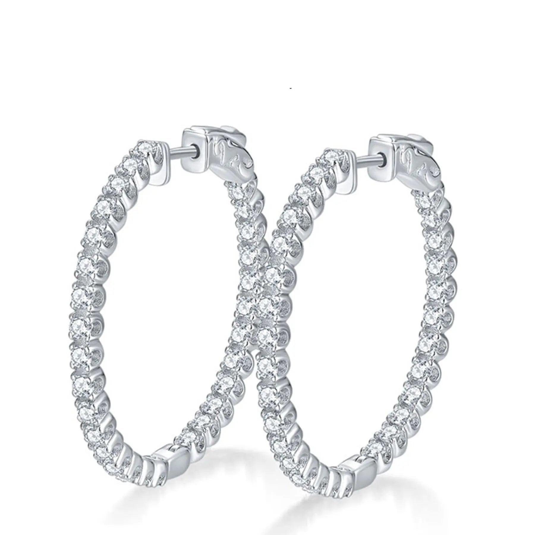 <tc>Moissaniet Creolen van S925 Sterling Zilver</tc>