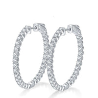 <tc>Moissaniet Creolen van S925 Sterling Zilver</tc>