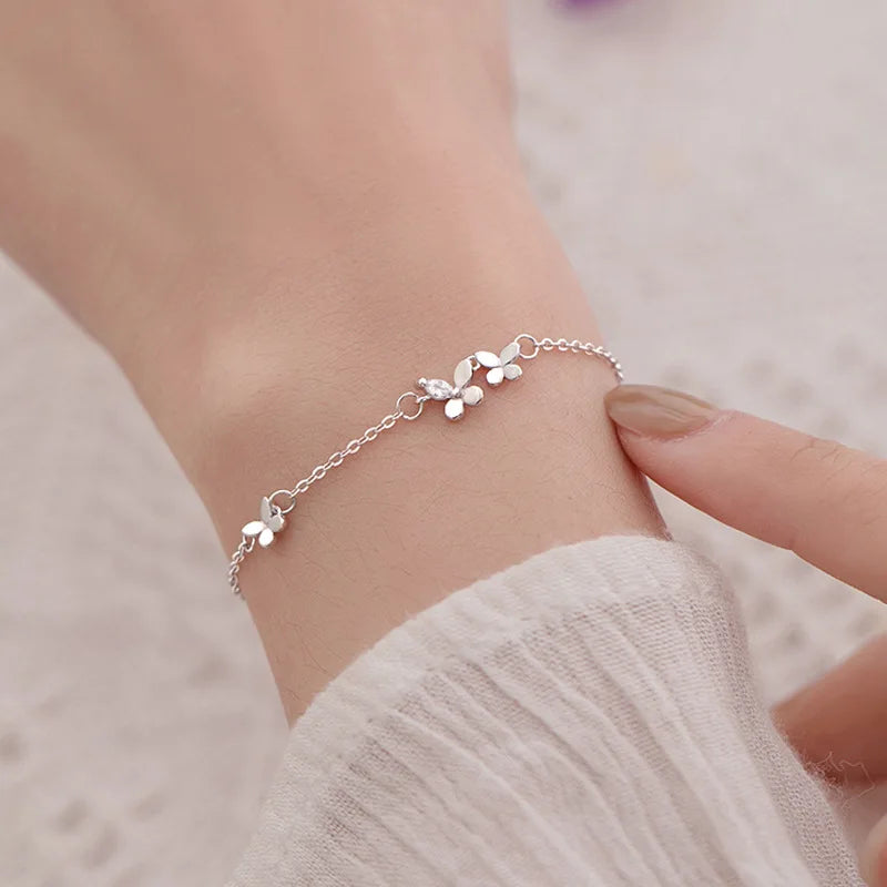 <tc>Vlinder Sublime Armband – Verstelbaar in 925 Zilver</tc>