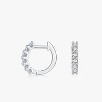 <tc>Kleine Moissaniet Oorbellen van 925 Sterling Zilver</tc>