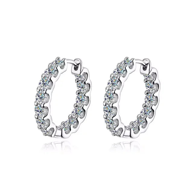 <tc>Moissaniet Creolen van S925 Sterling Zilver</tc>