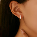 <tc>Kleine Moissaniet Oorbellen van 925 Sterling Zilver</tc>
