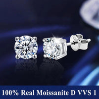 <tc>Moissaniet Oorknopjes in 925 Zilver</tc>