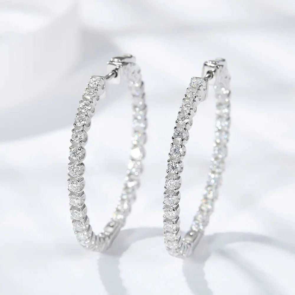 <tc>Moissaniet Creolen van S925 Sterling Zilver</tc>