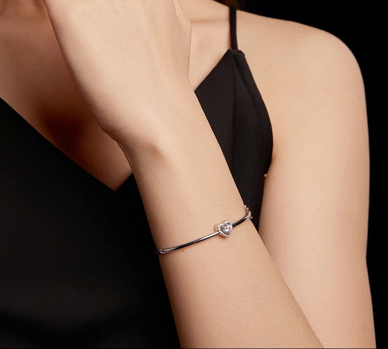 <tc>Armband Hol Hart – Moissaniet Glans in 925 Zilver</tc>