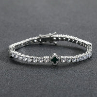 <tc>Tennis Armband Klavertje Vier in Europese Stijl</tc>