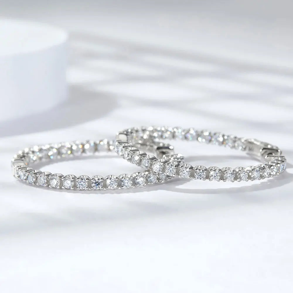 <tc>Moissaniet Creolen van S925 Sterling Zilver</tc>