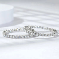 <tc>Moissaniet Creolen van S925 Sterling Zilver</tc>