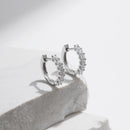 <tc>Kleine Moissaniet Oorbellen van 925 Sterling Zilver</tc>