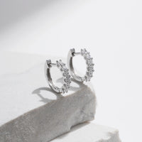 <tc>Kleine Moissaniet Oorbellen van 925 Sterling Zilver</tc>