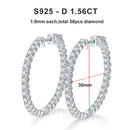 <tc>Moissaniet Creolen van S925 Sterling Zilver</tc>