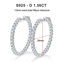 <tc>Moissaniet Creolen van S925 Sterling Zilver</tc>