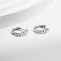 <tc>Kleine Moissaniet Oorbellen van 925 Sterling Zilver</tc>