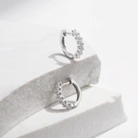 <tc>Kleine Moissaniet Oorbellen van 925 Sterling Zilver</tc>