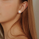 <tc>Moissanite-oorbellen in 925 puur zilver</tc>