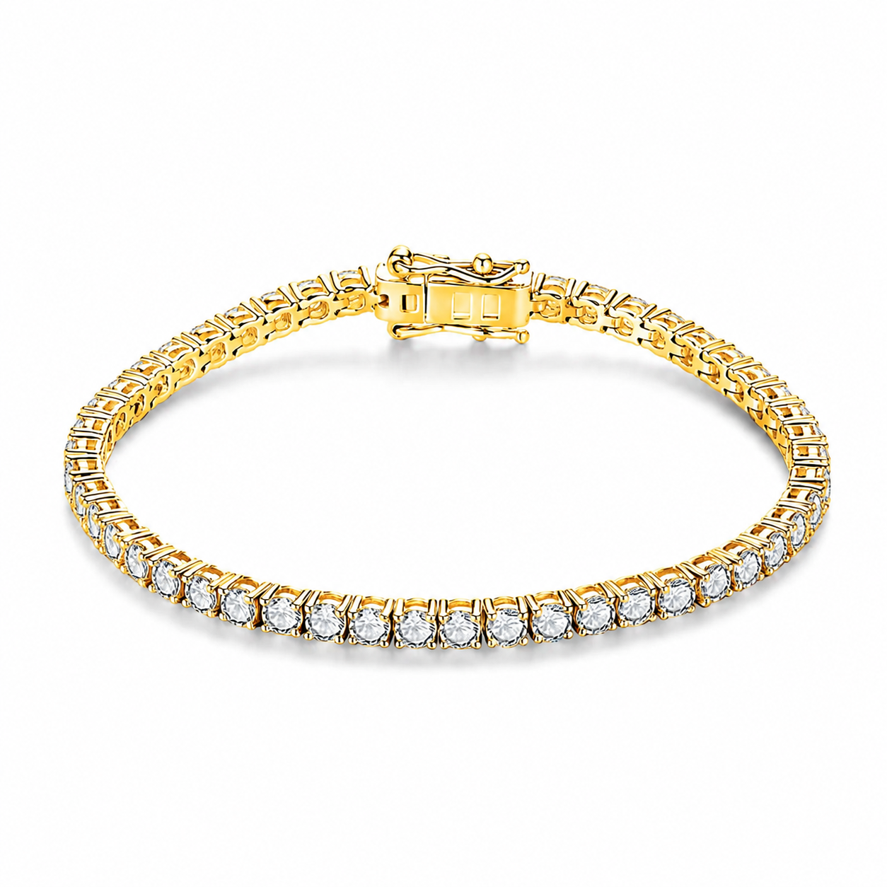 <tc>Moissanite Tennisarmband in 925 zilver </tc>