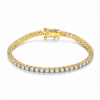 <tc>Moissanite Tennisarmband in 925 zilver </tc>