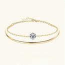 <tc>Moissaniet Manchette Armband in 925 Zilver</tc>