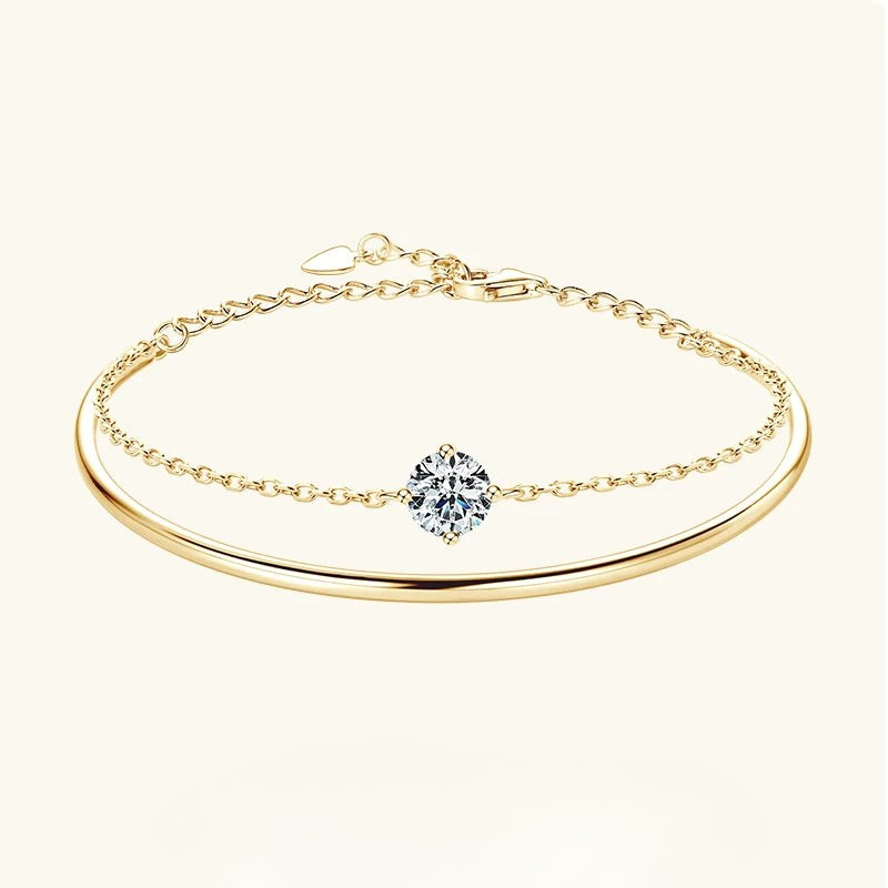 <tc>Moissaniet Manchette Armband in 925 Zilver</tc>