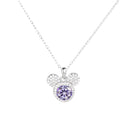 <tc>Mickey Volle Moissaniet Halsketting in 925 Zilver</tc>