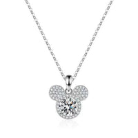 <tc>Mickey Volle Moissaniet Halsketting in 925 Zilver</tc>