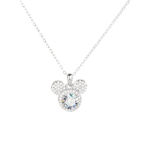 <tc>Mickey Volle Moissaniet Halsketting in 925 Zilver</tc>