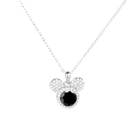 <tc>Mickey Volle Moissaniet Halsketting in 925 Zilver</tc>