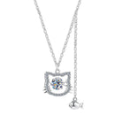 <tc>Halsketting met Hanger Minou & Waterparel in 925 Zilver met Moissaniet</tc>