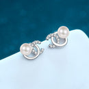 <tc>Parels & Moissaniet Oorbellen in 925 Zilver</tc>