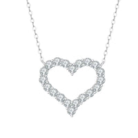 <tc>Hart Moissaniet Halsketting in 925 Zilver</tc>