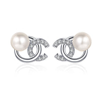 <tc>Parels & Moissaniet Oorbellen in 925 Zilver</tc>