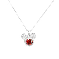 <tc>Mickey Volle Moissaniet Halsketting in 925 Zilver</tc>