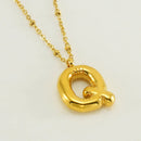 Floating Initial Necklace