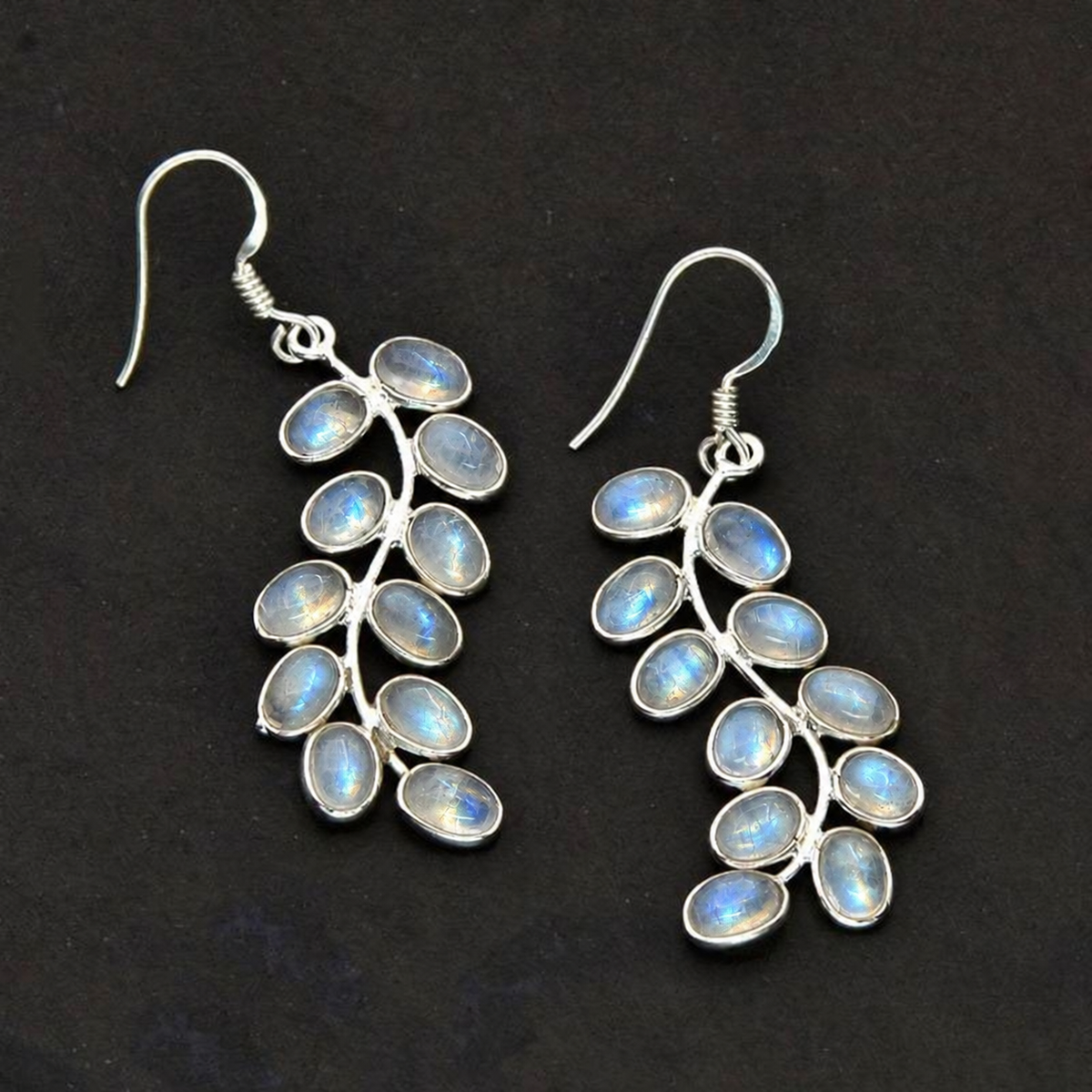 Iridescent Agate Earrings