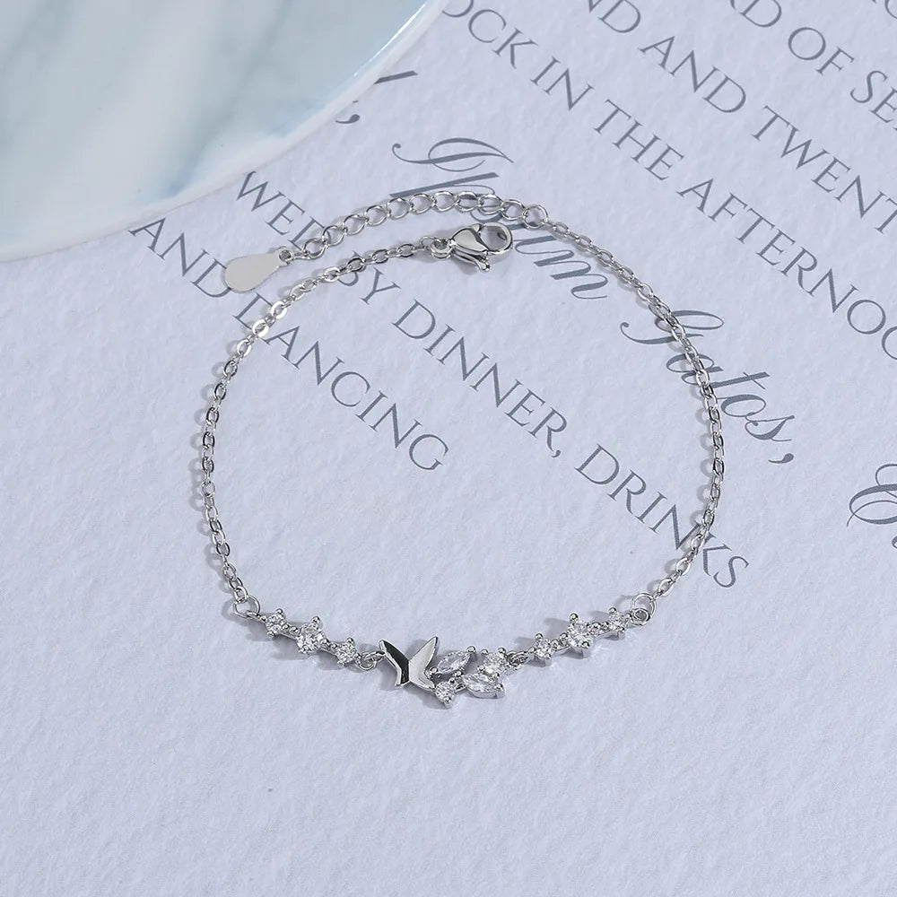 <tc>Vlinder Sublime Armband – Verstelbaar in 925 Zilver</tc>