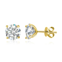 <tc>Moissanite-oorbellen in 925 puur zilver</tc>