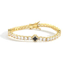 <tc>Tennis Armband Klavertje Vier in Europese Stijl</tc>