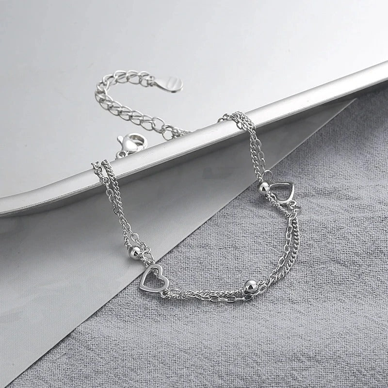 Delicate heart Whisper Bracelet