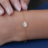 <tc>Solitaire Moissanite armband </tc>