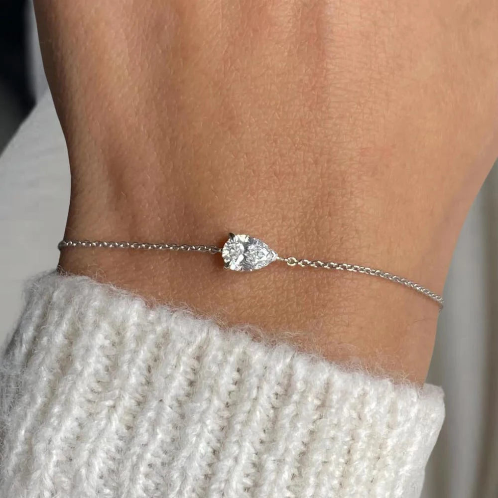 <tc>Solitaire Moissanite armband </tc>