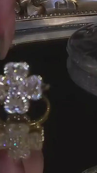 Rotating Corolla Ring — Four Sparkles in Perfect Harmony