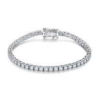 <tc>Moissanite Tennisarmband in 925 zilver </tc>