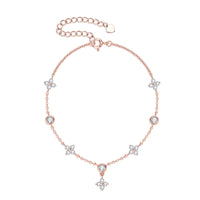 <tc>Klaver Moissaniet Armband in S925 Zilver</tc>