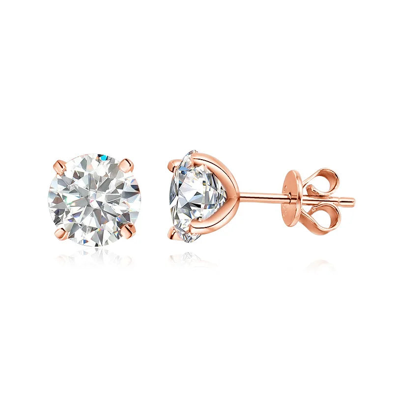 <tc>Moissanite-oorbellen in 925 puur zilver</tc>