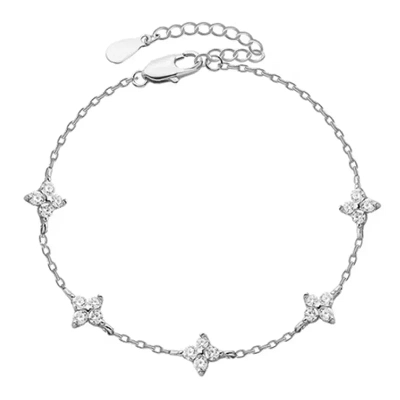 <tc>Armband Klavertje Vier in Zirkonia</tc>