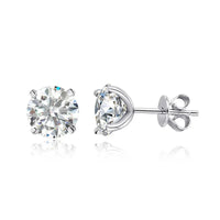 <tc>Moissanite-oorbellen in 925 puur zilver</tc>