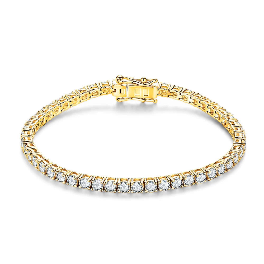 <tc>Moissanite Tennisarmband in 925 zilver </tc>